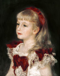 A. Renoir, Mademoisellle Grimprel mit rotem Haarband by klassik art
