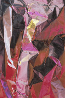 Close-up of aluminum foil abstract von Danita Delimont