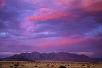 Sunset over mountains, viewed from Desert Camp, Sesriem, Nam... by Danita Delimont