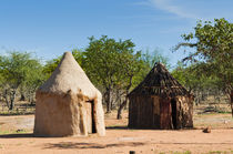 Himba village, Kaokoveld, Namibia. by Danita Delimont