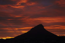 Sunset over Lion's Head, Table Mountain, Cape Town, South Africa. by Danita Delimont