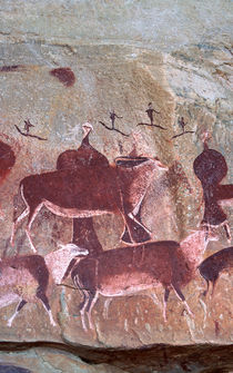 San, Bushman rock art, uKhahlamba / Drakensberg Park, KwaZul... von Danita Delimont