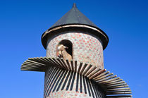 Goat tower at Fairview Winefarm by Danita Delimont