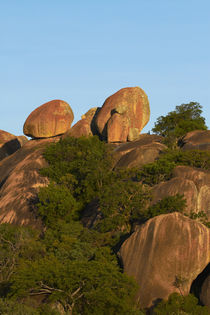 Unusual rock formations, Big Cave Camp, Matopos Hills, near ... von Danita Delimont