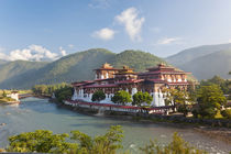 Punakha Dzong or monastery, Punakha, Bhutan by Danita Delimont