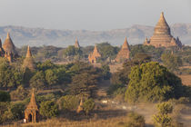 View of the pagodas and temples of the ancient ruined city of Ba von Danita Delimont