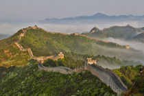 Great Wall of China on a Foggy Morning by Danita Delimont