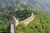 The original Mutianyu section of the Great Wall, Beijing, China. von Danita Delimont