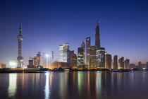 Pudong District Skyline, Shanghai, China by Danita Delimont