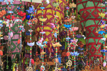 Hanging trinkets, shops around Nine Pedestrian Street, Guang... by Danita Delimont