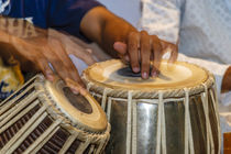 Drum player's hands, Varanasi, India by Danita Delimont