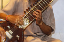 Sitar player, Varanasi, India von Danita Delimont