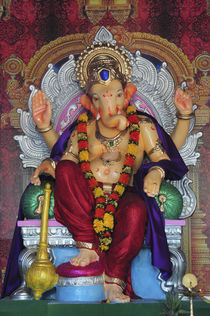 Statue of Hindu Lord Ganesh by Danita Delimont