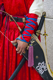 Close up of a Guard at the Ceremonial changing of the guard,... by Danita Delimont