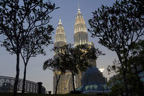 Petronas Towers and Al-Asyikin Mosque, Kuala Lumpur, Malaysia by Danita Delimont