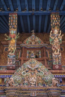 Asia, Nepal, Kathmandu Valley, Patan, multi-armed Hindu godd... von Danita Delimont