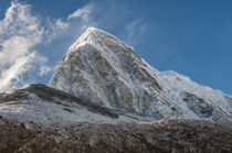 Mt. Pumori behind Kala Patthar, Nepal. by Danita Delimont