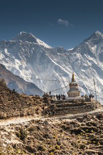 Trail through Khumbu Valley with Mt by Danita Delimont