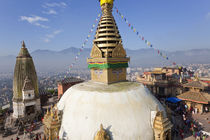 Swayamhunath Buddhist Stupa or Monkey Temple, Kathmandu, Nepal by Danita Delimont