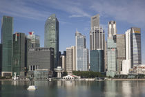 Singapore, city skyline by the Marina Reservoir by Danita Delimont