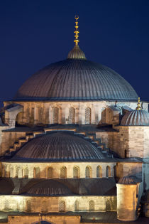 Evening light on Blue Mosque, Istanbul, Turkey von Danita Delimont