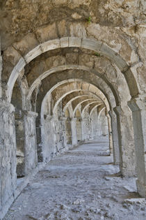 Archways old Roman theater at Aspendos near Anatalya, Turkey von Danita Delimont