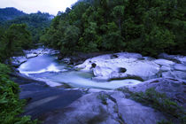 The Babinda Boulders is a fast-flowing river surrounded by s... by Danita Delimont