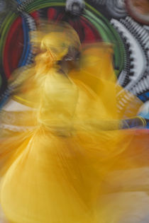Cuban dancer in motion, Callejon de Hamel, Cuba by Danita Delimont