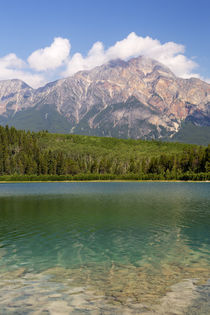 Canada, Alberta, Jasper National Park, Pyramid Mountain and ... by Danita Delimont
