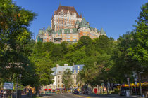 Canada, Quebec, Quebec City, lower old town with Chateau Fro... by Danita Delimont