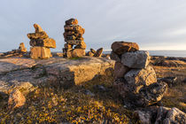 Stone Cairns in Arctic, Nunavut Territory, Canada by Danita Delimont