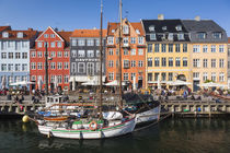 Denmark, Zealand, Copenhagen, Nyhavn harbor by Danita Delimont