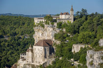 Medieval town of Rocamadour, Lot Valley, Midi-Pyrenees, France von Danita Delimont