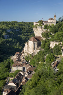 Medieval pilgrimage town of Rocamadour, Quercy, Midi-Pyrenees, France von Danita Delimont