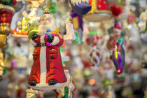 Traditional glass ornaments at Christmas Market, Bamberg, Germany by Danita Delimont