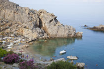 St Pauls Bay Lindos Rhodes Island Dodecanese Greece von Danita Delimont