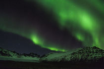 Northern Lights over Vatnajoekull National Parl during Winter, Iceland by Danita Delimont
