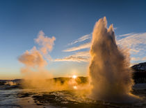 Geothermal area in the Haukadalur, Iceland von Danita Delimont