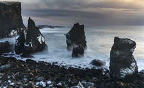 North Atllantic coast at Reykjanesviti, Iceland by Danita Delimont