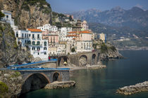 Seaside town of Atrani near Amalfi, Campania, Italy by Danita Delimont