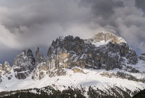 Rosengarten or catinaccio mountains in the dolomites, Italy von Danita Delimont