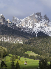 Rosengarten or catinaccio mountains in the dolomites, Italy von Danita Delimont