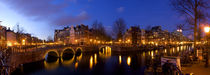 Amsterdam Canal Panorama von Danita Delimont