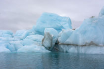 Svalbard. Nordaustlandet Island. Brasvelbreen. Turquoise ice... by Danita Delimont
