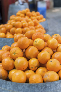 Europe, Portugal, Obidos, oranges for sale at outdoor market by Danita Delimont
