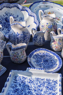Europe, Portugal, Oporto, Portuguese ceramics for sale von Danita Delimont