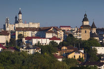 Romania, Bucovina Region, Suceava, elevated city view from t... von Danita Delimont