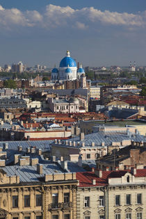 Russia, Saint Petersburg, Center, elevated city view from St by Danita Delimont