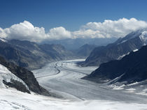 Switzerland, Bern Canton, Jungfraujoch, Aletsch Glacier by Danita Delimont