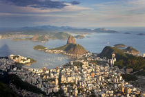 View over Sugarloaf mountain in Guanabara Bay, Rio de Janeiro by Danita Delimont